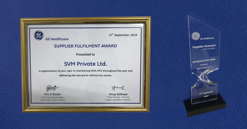 Supplier Fulfillment Award